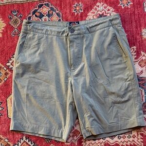 Faherty Olive Men's Flat Front Shorts